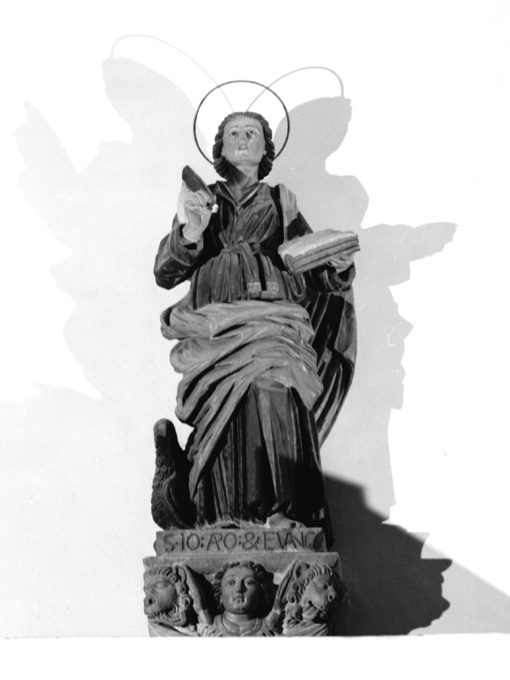 San Giovanni Evangelista (statua) di Principino Luca, frate (attribuito) (sec. XVIII)