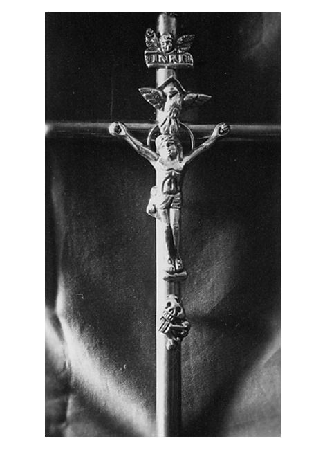 croce da parete - manifattura pugliese (sec. XX)