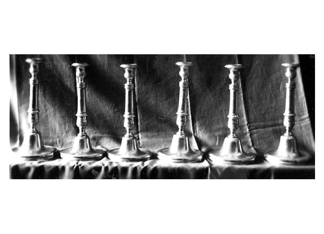 candeliere, serie - manifattura napoletana (sec. XIX)