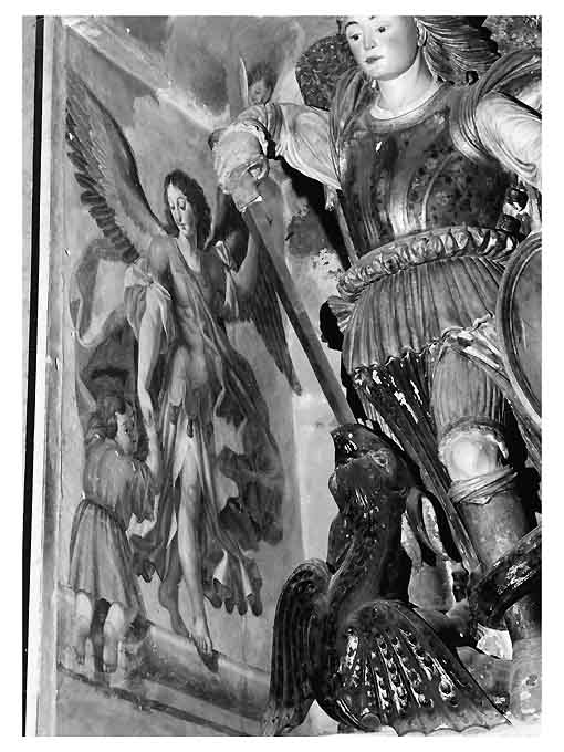 angelo custode (dipinto) - ambito pugliese (sec. XVIII)