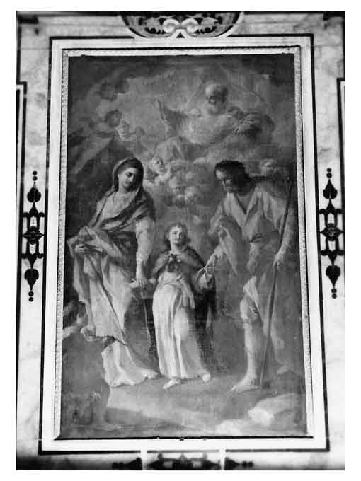 Sacra Famiglia (dipinto) di Bardellino Pietro (sec. XVIII)