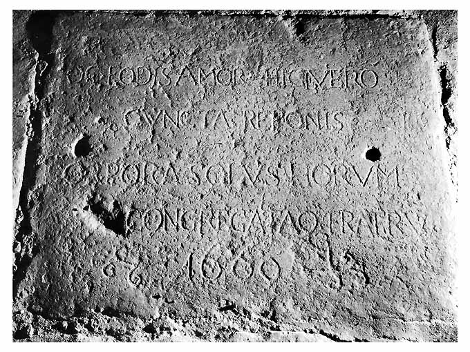 lapide - ambito pugliese (sec. XVII)