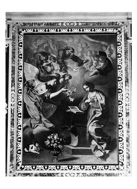 Annunciazione (dipinto) di Guarini Francesco (attribuito) (sec. XVII)