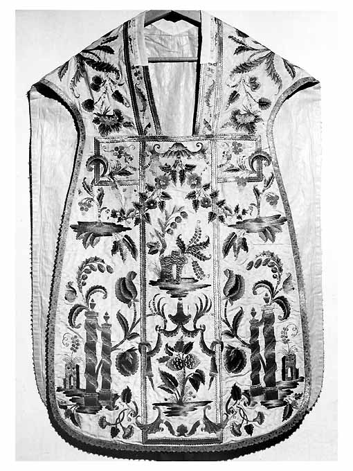 pianeta - manifattura gravinese (seconda metà sec. XVII)