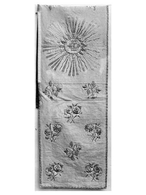 velo omerale - manifattura gravinese (sec. XIX)