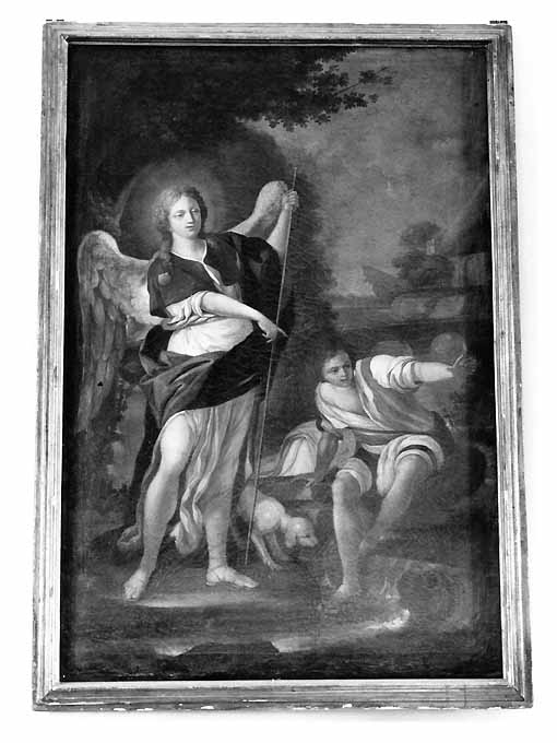 Tobia e San Raffaele arcangelo (dipinto) di Guarini Francesco (scuola) (sec. XVII)