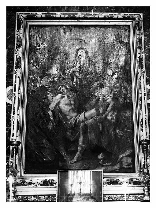 deposizione di Cristo dalla croce (dipinto) di Castellano Giuseppe (sec. XVIII)
