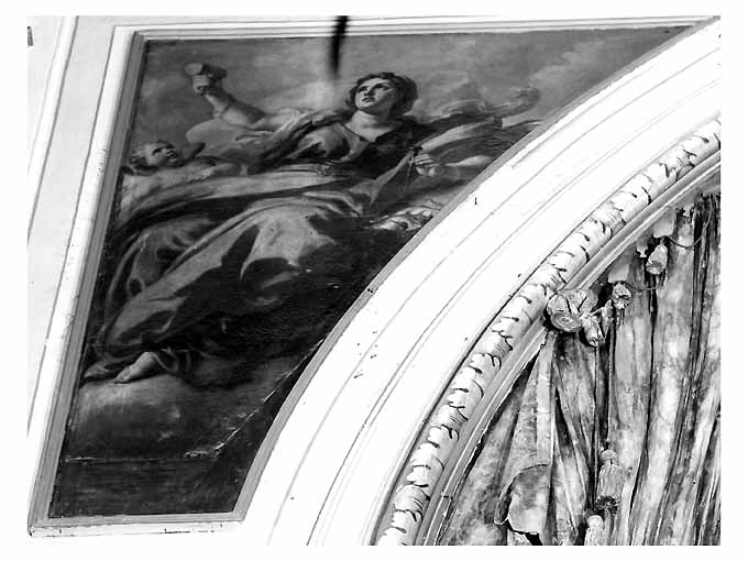 Giaele uccide Sisara (dipinto, complesso decorativo) di Mollo Giovanni (sec. XVIII)