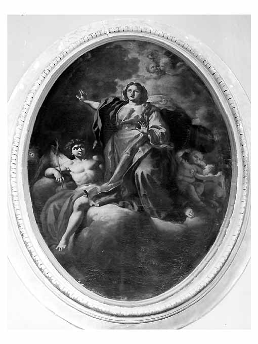 Madonna Assunta (dipinto, opera isolata) di Mollo Giovanni (metà sec. XVIII)