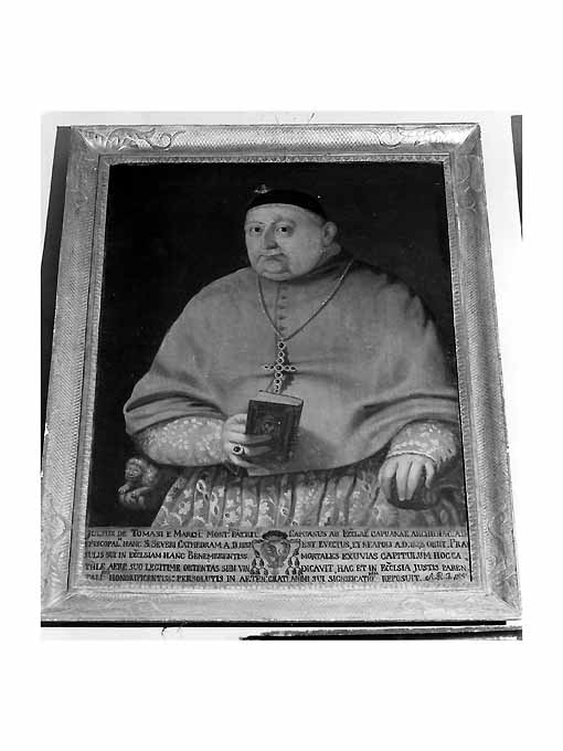 ritratto del vescovo Giulio De Tomasi (dipinto, opera isolata) - ambito pugliese (sec. XIX)