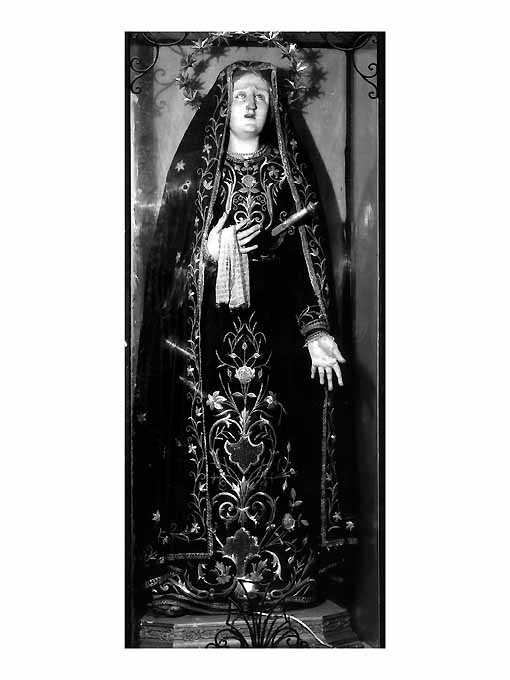 Madonna Addolorata (statua, opera isolata) - ambito pugliese (sec. XIX)