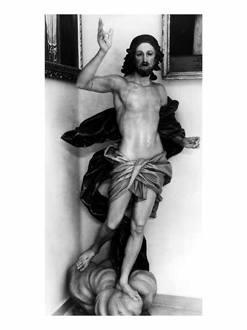 Cristo redentore benedicente (statua, opera isolata) di Trilloco Michele (sec. XVIII)