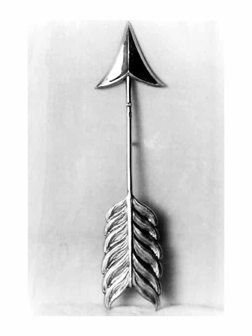 attributo iconografico di immagine sacra, frammento - ambito pugliese (seconda metà sec. XIX)