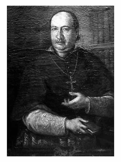 ritratto di Gian Gaetano Del Muscio (dipinto, opera isolata) - ambito pugliese (secc. XVIII/ XIX)