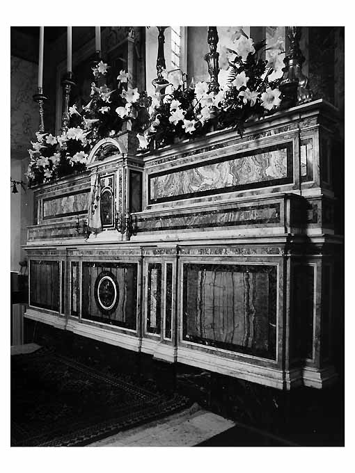 altare maggiore, opera isolata - ambito pugliese (fine/inizio secc. XIX/ XX)