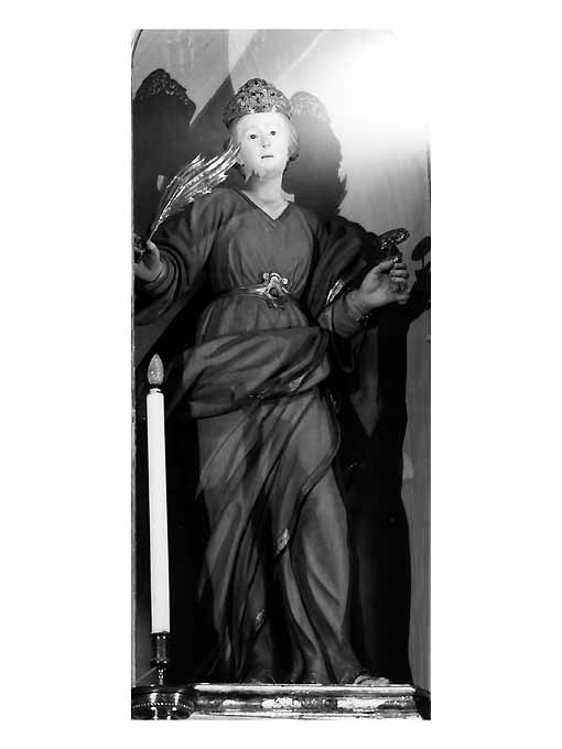 Santa Lucia (statua, opera isolata) - ambito Italia meridionale (prima metà sec. XIX)