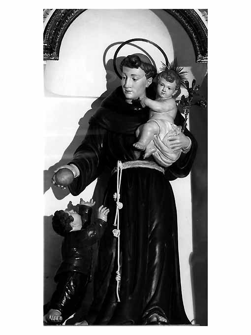 Sant'Antonio da Padova (statua, opera isolata) - ambito Italia meridionale (sec. XIX)