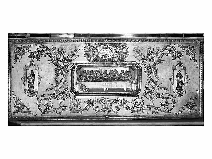 ultima cena (paliotto, opera isolata) - ambito Italia meridionale (secc. XIX/ XX)