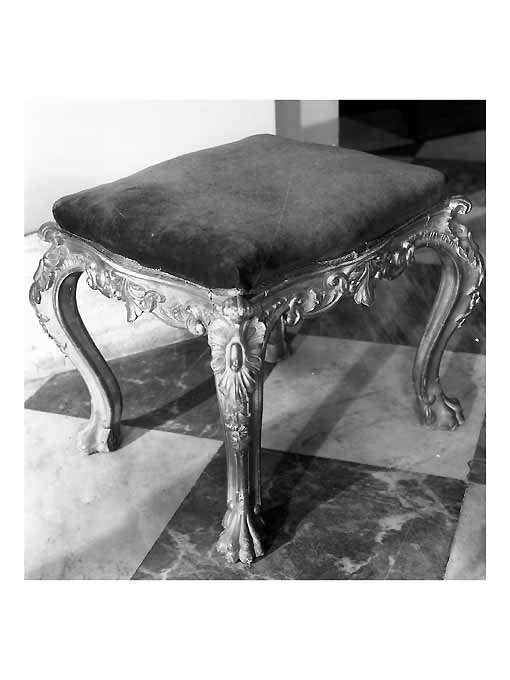 sgabello, serie - ambito Italia meridionale (seconda metà sec. XVIII)