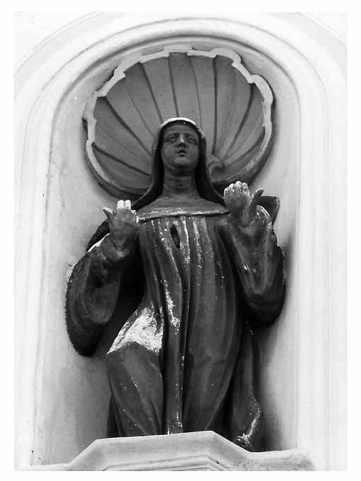 Santa Geltrude (statua, opera isolata) - ambito pugliese (seconda metà sec. XVII)