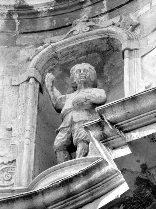 Sant'Isidoro (statua, opera isolata) di Palmieri Gregorio, Palmieri Pietro (sec. XVIII)