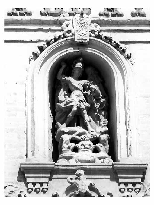San Michele Arcangelo (statua, opera isolata) - produzione foggiana (sec. XVIII)