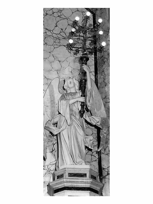 angelo reggitorcia (statua, serie) - produzione foggiana (sec. XX)