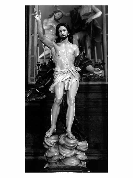 Cristo redentore benedicente (statua, opera isolata) - ambito pugliese (secc. XVIII/ XIX)