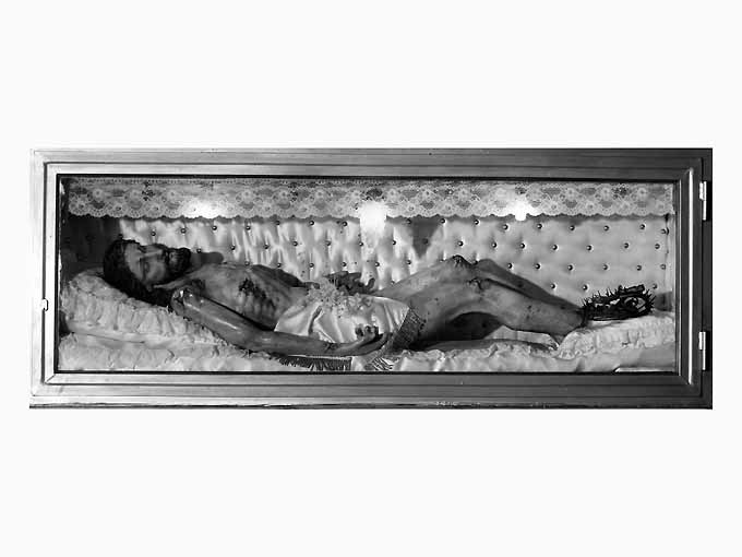 Cristo morto (statua, opera isolata) di Sparavilla Gennaro (sec. XIX)