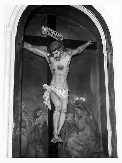 Cristo crocifisso (scultura, opera isolata) - ambito napoletano (fine/inizio secc. XVII/ XVIII)
