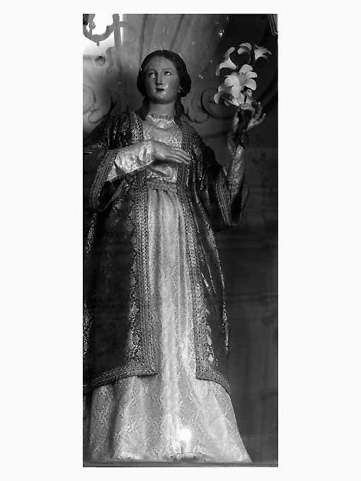 Santa Celestina (statua, opera isolata) - ambito napoletano (prima metà sec. XIX)