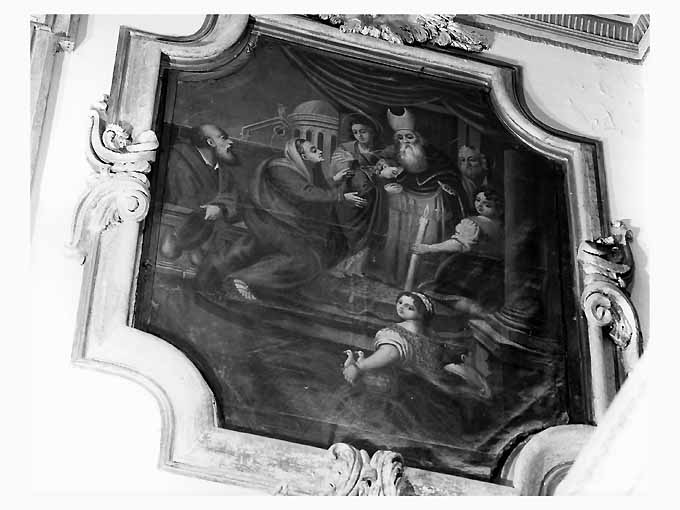 presentazione di Maria Vergine al tempio (dipinto, ciclo) - ambito pugliese (prima metà sec. XVIII)