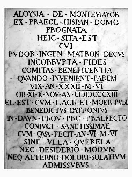 lapide, opera isolata - ambito pugliese (sec. XIX)