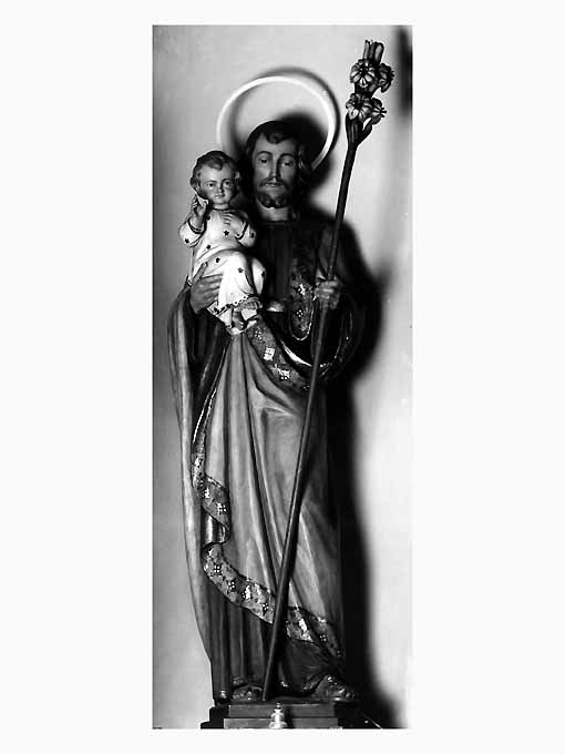 San Giuseppe (statua, opera isolata) - ambito pugliese (seconda metà sec. XIX)