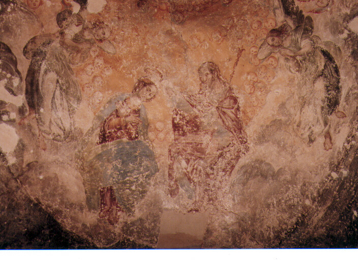 incoronazione di Maria Vergine (dipinto) - ambito Italia meridionale (sec. XVI)