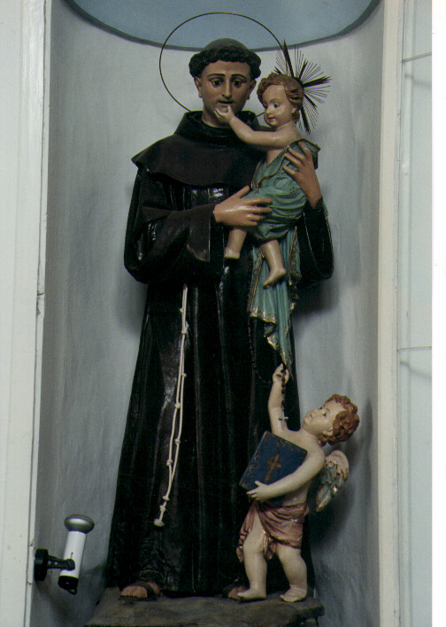 Sant'Antonio da Padova (statua) - ambito Italia meridionale (secc. XIX/ XX)