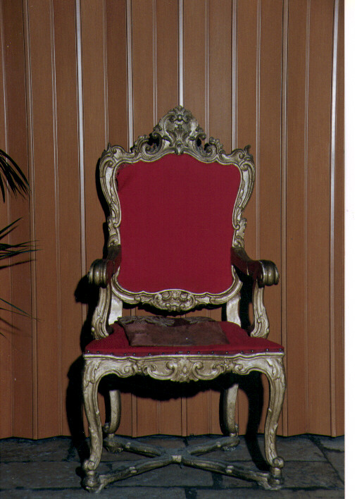 poltrona - ambito Italia meridionale (prima metà sec. XIX)