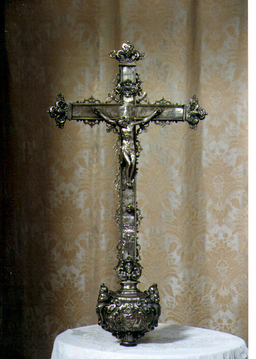 croce processionale - ambito napoletano (ultimo quarto sec. XVIII)