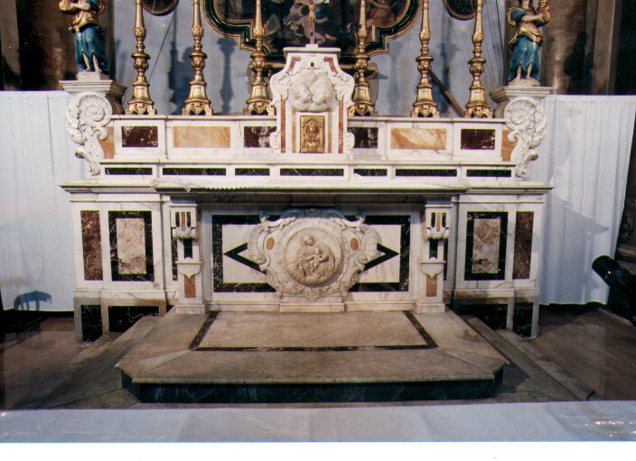 Madonna del Rosario (altare) - ambito Italia meridionale (prima metà sec. XIX)