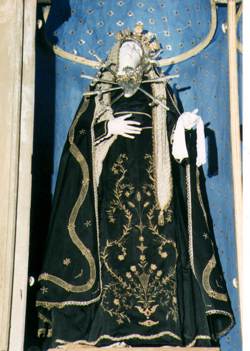 Madonna Addolorata (statua) - ambito Italia meridionale (seconda metà sec. XIX)