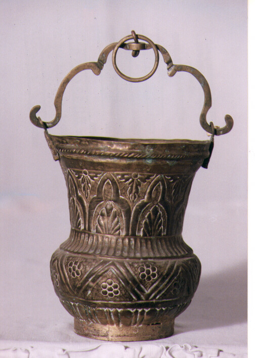 secchiello per l'acqua benedetta - ambito Italia meridionale (sec. XIX)