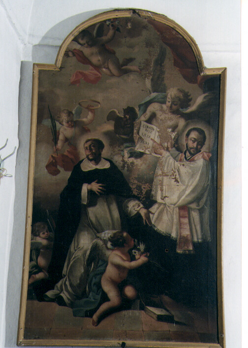 San Gaetano da Thiene e Santo domenicano (dipinto) - ambito Italia meridionale (sec. XVIII)