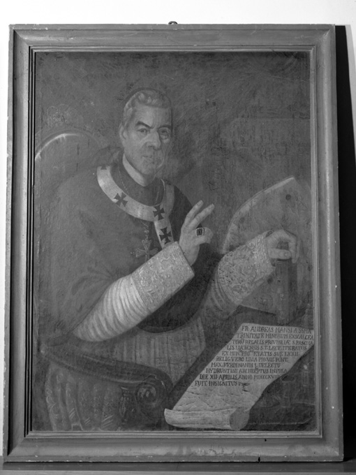 Ritratto di ecclesiastico (dipinto) - ambito Italia meridionale (sec. XIX)