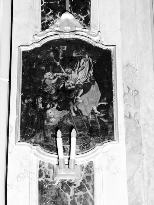 stazione XIII: Gesù deposto dalla croce (dipinto) - ambito napoletano (prima metà sec. XVIII)