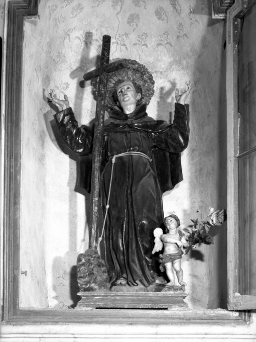 San Pietro d'Alcantara (statua) - ambito Italia meridionale (ultimo quarto sec. XVIII)