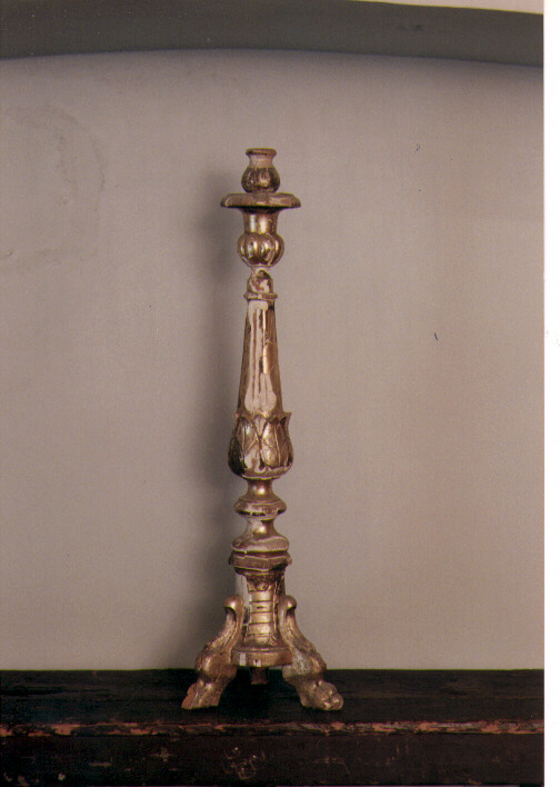 candeliere d'altare, serie - ambito Italia meridionale (sec. XIX)