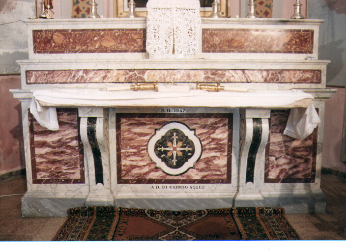 altare - ambito Italia meridionale (prima metà sec. XX)