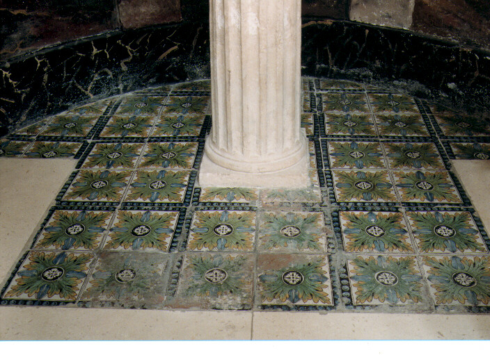 pavimento, frammento - ambito Italia meridionale (sec. XIX)