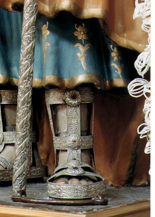 attributo iconografico di immagine sacra - ambito napoletano (sec. XIX)