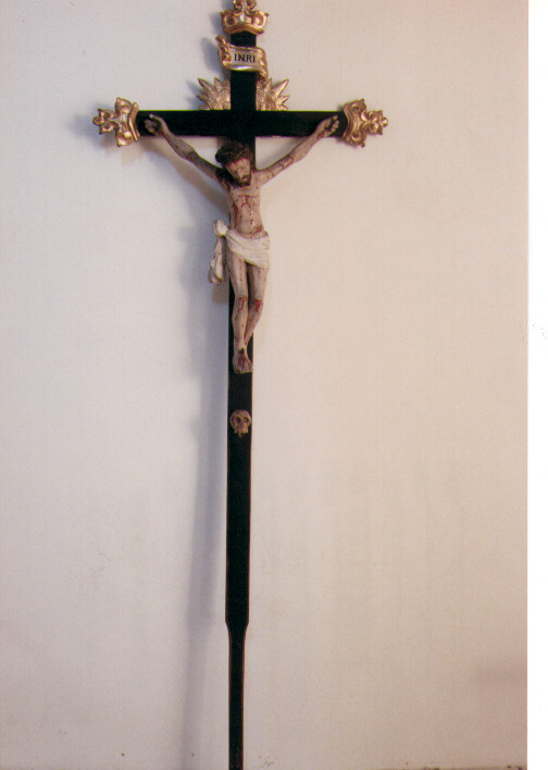 croce processionale - ambito Italia meridionale (fine/inizio secc. XVIII/ XIX)